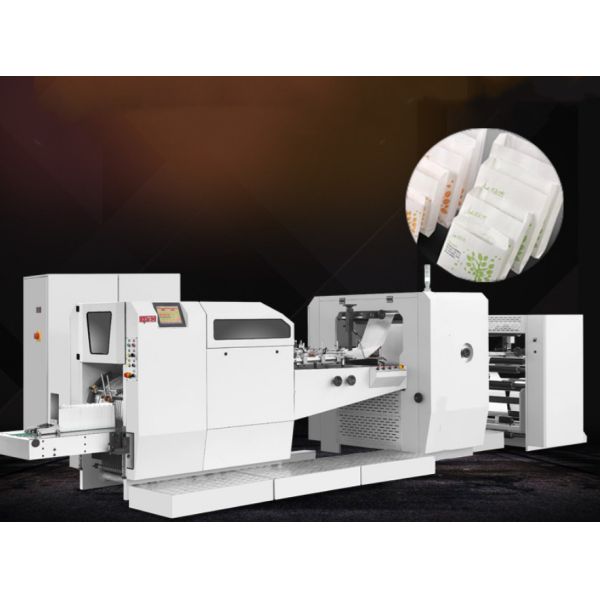 Buy cheap Pointed Bottom Automatic Paper Bag Making Machine For Shopping Bag Making OEM from wholesalers