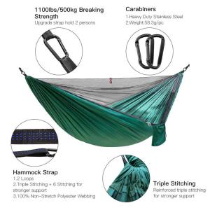 Buy cheap OEM Logo L260cm Portable Camping Hammock for Garden from wholesalers
