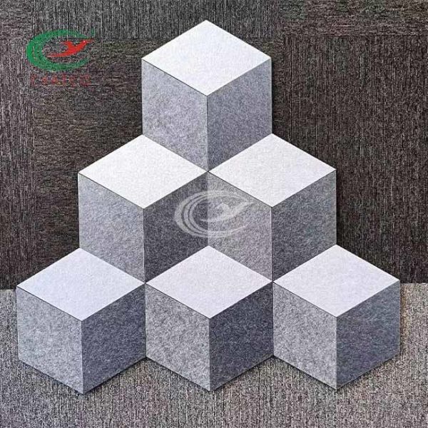 Buy cheap Beveled Edge PET Acoustic Sound Tiles Noise Cancelling Practical from wholesalers