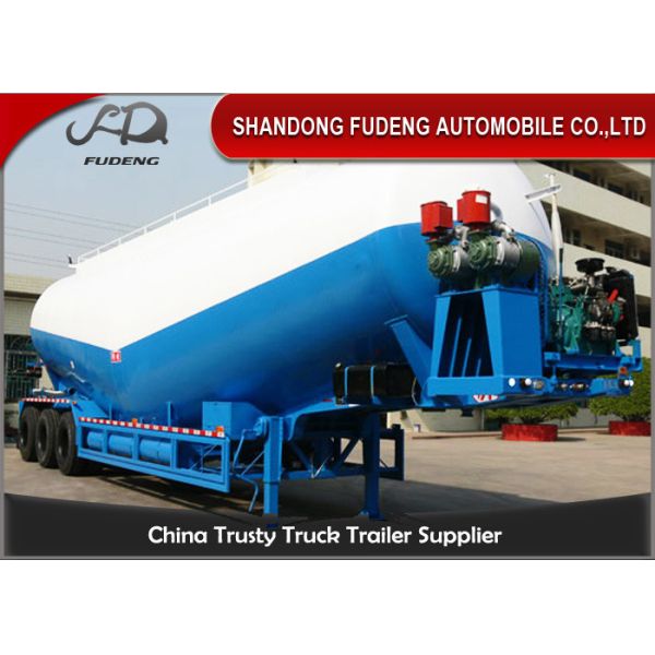 Buy cheap Reinforced Steel 40 CBM Bulk Cement Tanker Trailer With Rear Led Lights from wholesalers