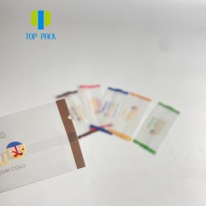 Digital Print Heat Seal Snack Packaging Bags Back Side Sealing Transparent