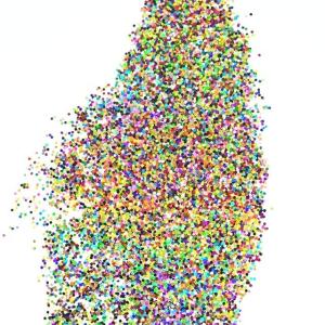 Buy cheap Wedding Holographic Rainbow Effect Glitter Resin for Dot Ramadan Graduation School Valentine's Day Diwali Thanksgiving Father's Day from wholesalers