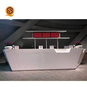 Buy cheap Solid Surface Airport Reception Desk Easy Repairable SGS Certification from wholesalers