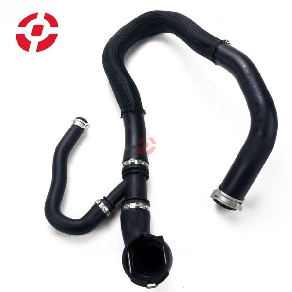 Engine down coolant pipe Lower water radiator black rubber for Range Rover