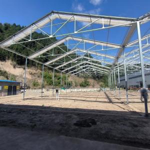 Buy cheap Commercial Large Tunnel Automated Retractable Roof Plastic Film Vegetable Greenhouse from wholesalers