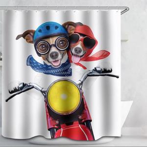 Buy cheap Under Sea World Dolphins Animals Polyester Fabric Shower Curtain from wholesalers