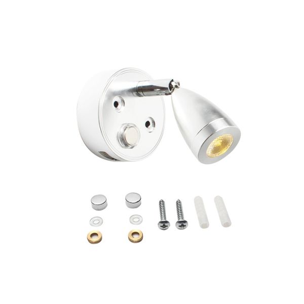 Quality 12V 10-30V Yacht Reading Room LED Lights Touch Dimming Tri Color Switch for sale