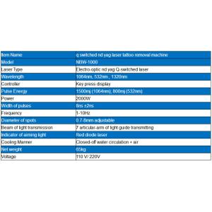 Buy cheap factory price professional tattoo & pigment removal / EO q-switched nd: yag laser from wholesalers