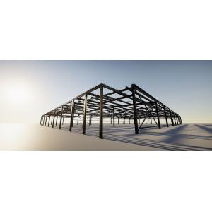 Buy cheap Structural Steel Storage Warehouse With 3-20T Cranes from wholesalers