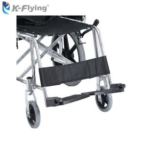 Buy cheap Lightweight Adult Disabled Folding Manual Wheelchair with solid casters from wholesalers