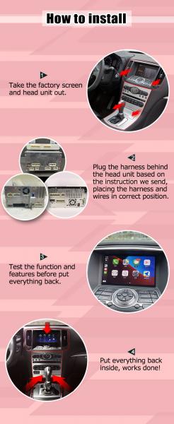 Infiniti QX80 QX56 Z62 carplay android auto multi finger HD touch screen upgarde IT08