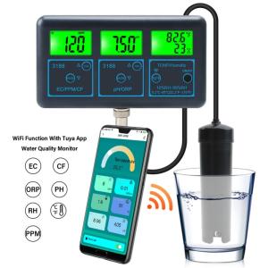 Buy cheap 7-in-1 Smart Water Quality Monitor – pH/EC/ORP/PPM/CF/TDS/Temperature for Aquarium, Hydroponics & Pool from wholesalers
