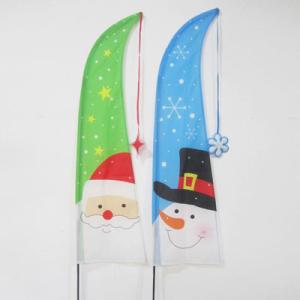 Buy cheap Christmas Bali Flag Santa Claus and Snowman product
