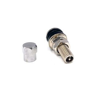 Buy cheap 0.453'' Rim Hole Brass Valve Stem , Motorcycle Tire Valve VAMD161 A Metal Cap from wholesalers