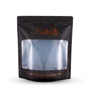 Weed Mylar Black k Packaging Bag Smell Proof With Window