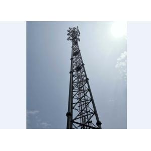 Buy cheap Galvanized Microwave Communication Tower With Reinforcement Tower Members from wholesalers