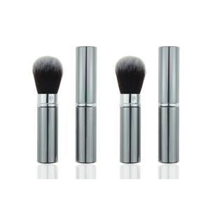 Custom Beautiful Retractable Makeup Foundation Brushes Professional , Synthetic