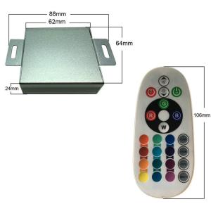 Buy cheap Adjust Brightness Steel Material 24mm RF RGB Controller from wholesalers