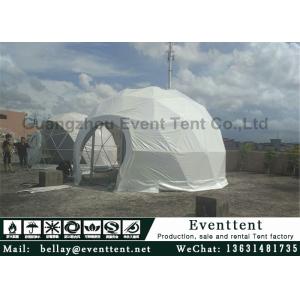 Buy cheap Clear Walls Large Dome Tent With Hot Galvanized Steel Frame 6m Diameter from wholesalers