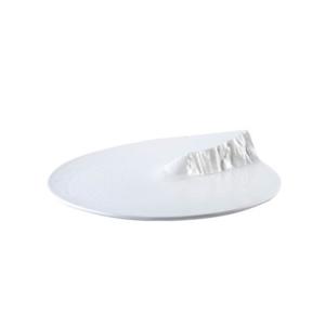 Buy cheap Artistic Conception Japanese Irregular Circle Porcelain Plates FDA Approval from wholesalers