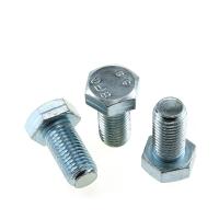 China ASME/ANSI B 18.2.1 SAE J429 Grade 5 Hex Head Bolts Fully Threaded Zinc Plated for sale