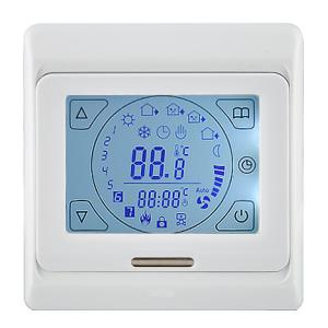 Programmable Touch Screen Room Floor Weekly Heating Thermostat with big LCD