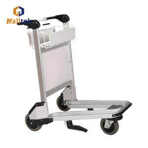 Buy cheap Aluminum Alloy Airport Luggage Trolley Using Airport With 3 Wheels from wholesalers