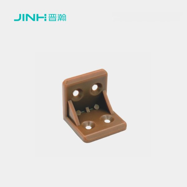 JINHAN JH-17007 16x16mm Heavy-Duty PP Plastic Corner Bracket, High-Strength