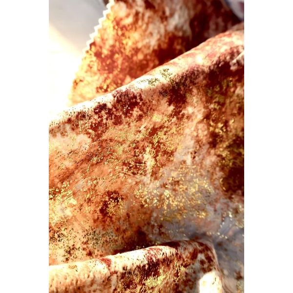 Quality Gilded Sheen /golden Luster Foil-stamped Fabric for Sofa & Pillow & Cushion Decoration Upholstery Fabric Home Textile for sale