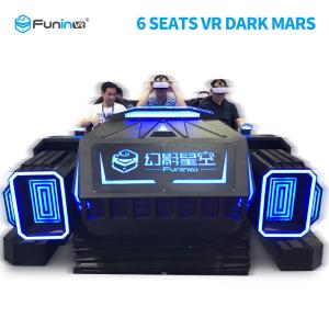 China 6 Seats 9D VR Cinema Simulator Virtual Reality Machine For Family 3.8KW on sale