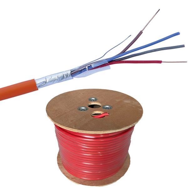 Quality PVC Insulated 2cores Cable Tie Cold And Armored Fire Resistant Communication Cable Electric Log Roll for sale