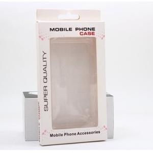 Buy cheap custom mobile phone case gift box with window flat hangtable cell phone case box with hook from wholesalers