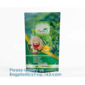 Buy cheap Open Top Mylar Bags, Matte Clear, Zipper Lock Heat Seal Pouch With Tear Notch For Zip Food Storage Lock Packing from wholesalers