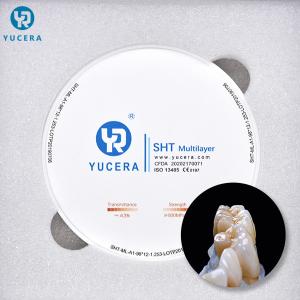 Buy cheap Multilayer SHT High Translucency Zirconia Dental Material from wholesalers