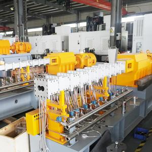 Twin-screw extruder air-cooled hot cutting plastic pelletizer twin-screw