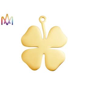 Buy cheap Rustproof SS304 Engraved Four Leaf Clover Pendant from wholesalers