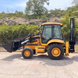 Buy cheap Snsc Whosale 388 Loader 4X4 Backhoe Loader with Front End Loader Q235A Mast Material from wholesalers