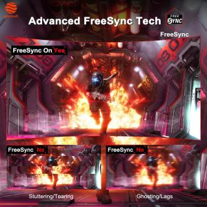 Buy cheap QHD UHD Resolution 23.8 Inch Gaming Monitor IPS Panel 180Hz 99% SRGB Black Color 2560x1440P from wholesalers