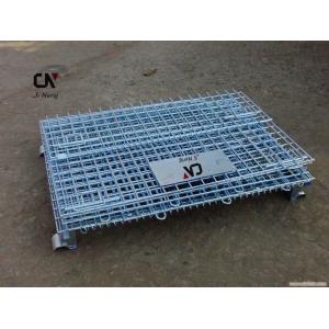 Buy cheap Stackable Wire Mesh Storage Cages Customized Collapsible from wholesalers