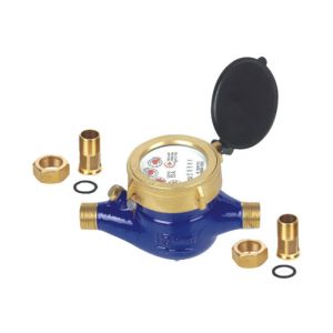 Buy cheap 1.0 MPa 10 bar dry and wet methods multi jet series water meter LXSG 15E2 50E2 size range DN15 20 reading never blurry rust free counter longer from wholesalers