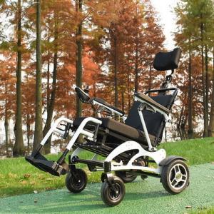 Buy cheap Lightweight Lithium Battery Foldable Wheelchair 6km/H With Lamp from wholesalers