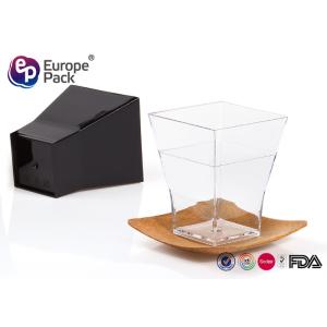 Buy cheap Individual Plastic Dessert Cups 60Ml Mini Ps Plastic Pudding Cup from wholesalers