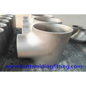 Nickel Alloy ASTM B163 NO8020 Equal Tee Butt Weld Pipe Fittings