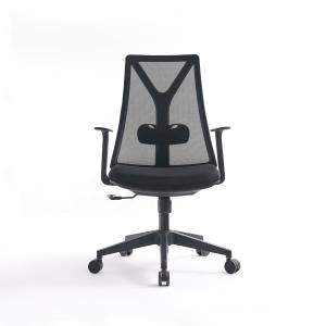 Metal Type Stainless Steel Office Computer Chair with Lumbar Support and