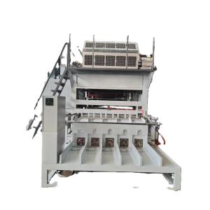 China Fully Automatic Paper Pulp Moulding Machine Paper Egg Tray Machine Production Line PLC Controlled Large Capacity 5*8 Molds Rotary Forming on sale