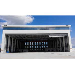 Buy cheap Q355B Prefabricated Steel Aircraft Hangar with Sandwich Panel Roof from wholesalers
