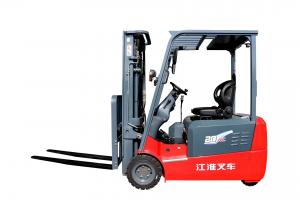 China Electric Industrial Forklift Trucks 2T with upholstered seat on sale