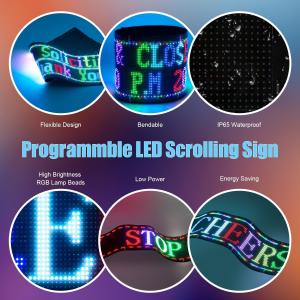 Buy cheap 5mm Pixel Pitch Smart App Programmable Car LED Sign for Flexible Advertising Messages from wholesalers