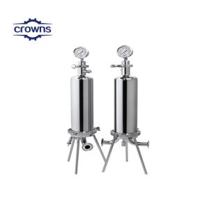 Buy cheap Mirror Polished Multi Cartridge Filter Housing with Max. Temperature of 200°F / 2 Inlet/Outlet from wholesalers