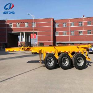 2-3 Axle Skeleton Semi Trailer for 20ft 40ft Containers